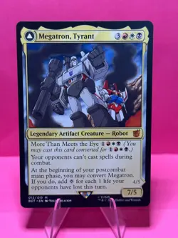 Megatron, Tyrant - BOT - Transformers - Mythic - NM - MTG - Image 1