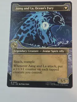 Aang, Swift Savior/ Aang and La, Ocean's Fury #204 R Non-Foil NEW MTG TLA - Image 2