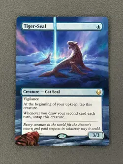Tiger-Seal MTG Avatar: The Last Airbender Hand Painted Extended Full Altered Art - Image 2