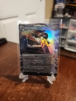 Mtg. Peter Parker. #208. Foil Borderless. Marvel's Spider-Man - Image 1