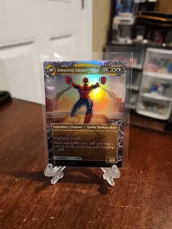 Mtg. Peter Parker. #208. Foil Borderless. Marvel's Spider-Man - Image 2