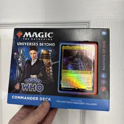 Magic The Gathering Universes Beyond: Doctor Who Masters Of Evil Commander Deck - Image 1