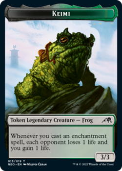 1 x Keimi Token - Kamigawa: Neon Dynasty - NM-Mint - MTG - Image 1