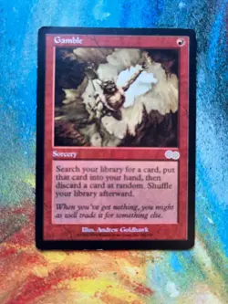 Gamble, Urza's Saga, MTG Singles - Image 1