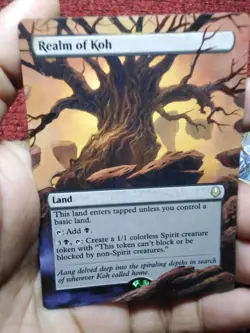 Realm of Koh MTG Avatar: The Last Airbender Hand Painted Borderless Altered Art - Image 2