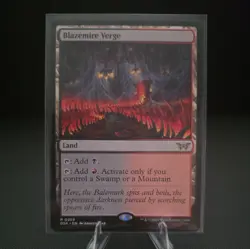 Magic The Gathering Blazemire Verge Duskmourn: House of Horror Regular - Image 1