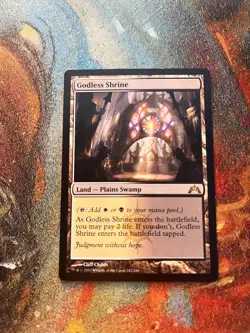 Godless Shrine - Gatecrash - very good condition - dual land/shock land - Image 1