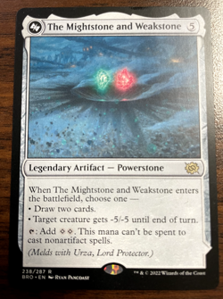 MTG - The Mightstone and Weakstone 238 - The Brothers' War - Regular Rare - NM - Image 1
