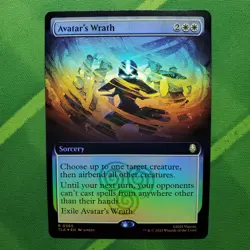 Avatar's Wrath (Extended Art) FOIL Avatar: The Last Airbender MTG NM - Image 1