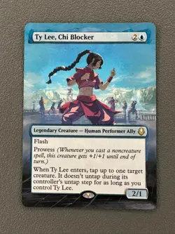 Ty Lee, Chi Blocker MTG Avatar: The Last Airbender Hand Painted Full Altered Art - Image 1