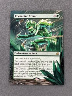 Crystalline Armor MTG Avatar The Last Airbender Eternal Hand Painted Altered Art - Image 1