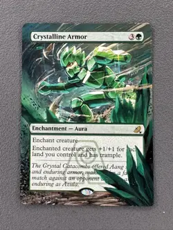 Crystalline Armor MTG Avatar The Last Airbender Eternal Hand Painted Altered Art - Image 2