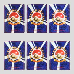 Japanese pokemon card old back vintage set 6 Zapdos Moltres Articuno Electrode - Image 3