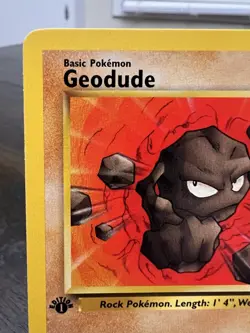 Pokemon TCG Geodude Fossil 47/62 1st Edition LP - Image 2