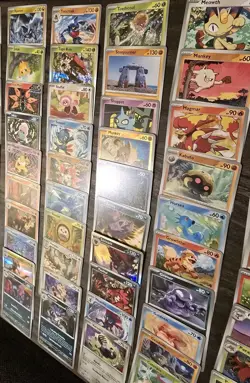 Pokemon Card Lot Of 107 Different Cards No Trainers No Energy - Image 3