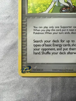 2003 Lady Outing Trainer Pokemon EX Ruby & Sapphire 83/109 eCard eReader NM - Image 3
