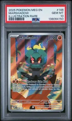 Marshadow *PSA 10* Illustration Rare *Mega Evolution* #146 * Pokemon - Image 1