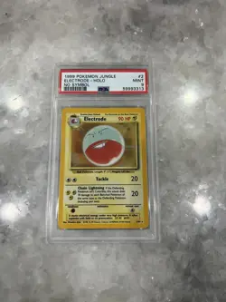 Pokemon Jungle No Symbol Error Electrode Holo Rare 2/64 Graded PSA 9 MINT!!! - Image 1