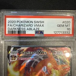 2020 Charizard VMAX 020 PSA 10 Pokemon Sword & Shield Darkness Ablaze - Image 2