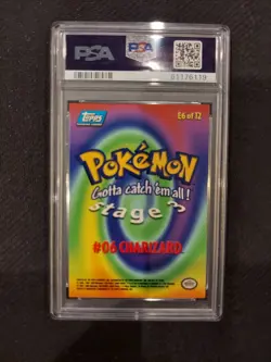 PSA 9 Charizard Topps Pokemon Movie Edition - Image 2