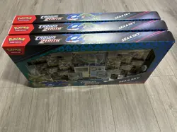 Pokemon Crown Zenith Sea and Sky premium collection Factory sealed lot of 3 - Image 3