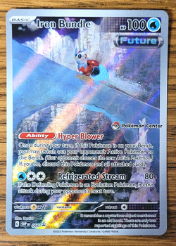 Iron Bundle SVP 066 - Pokemon Center Stamp Exclusive - Paradox Rift Promo - NM - Image 1