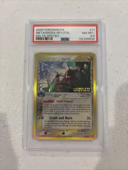 Metagross 2005 EX Delta Species Reverse Holo Rare #11/113 PSA 8.5 - Image 1