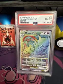128528631 Mewtwo VSTAR 2022 Pokemon Sword & Shield GO #79 PSA 10 - Image 1