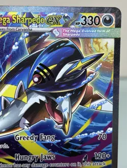 Pokemon TCG - Mega Sharpedo Ex 127/094 - Phantasmal Flames - Full Art - NM - Image 3