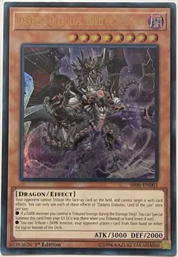 Yu-Gi-Oh! Darkest Diabolos, Lord of the Lair - SR06-EN001 Ultra Rare - 1st Ed NM - Image 2