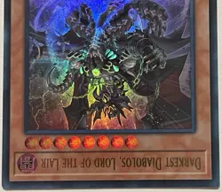 Yu-Gi-Oh! Darkest Diabolos, Lord of the Lair - SR06-EN001 Ultra Rare - 1st Ed NM - Image 4