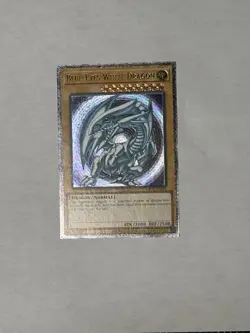 YUGIOH NA ENHANCED Blue-Eyes White Dragon OP28-EN001 Ultimate Rare NM #2 - Image 3
