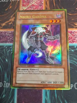 Yu-Gi-Oh! Necro Gardna GLD2-EN027 Limited Gold Rare Near Mint c3/ - Image 1