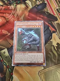 Souleating Oviraptor - RA04-EN288 - Platinum Secret Rare 1st Edition NM YuGiOh - Image 1
