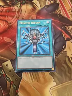 Monster Reborn RA03-EN052 PUR 1ST ED NM Yugioh - Image 1