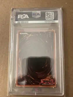 2002 YU-GI-OH! LOB-LEGEND OF BLUE EYES WHITE DRAGON GIANT SOLDIER OF STONE PSA 9 - Image 2