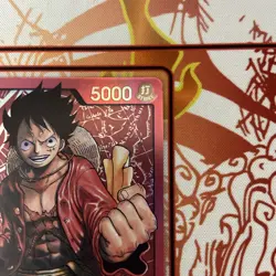 One Piece English Monkey.D.Luffy ST01-001 Leader Foil - Near Mint - Image 4