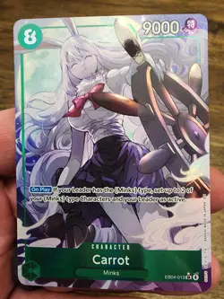One Piece TCG The Azure Sea’s Seven OP14 Carrot EB04-013 Alt Art Eng NM/M - Image 1