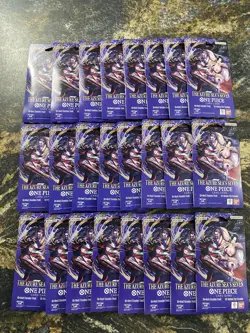 One Piece OP-14 Booster Pack Sealed X24 Sleeved Booster Box Quantity A - Image 1