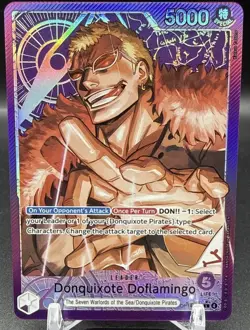 Donquixote Doflamingo - Leader Alt Art - OP14-060 - English - One Piece MINT - Image 1