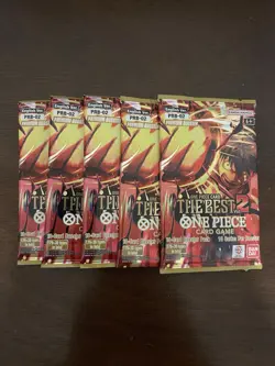 One Piece The Best Vol. 2 PRB-02 Five 5 Premium Booster Packs Lot English C - Image 1