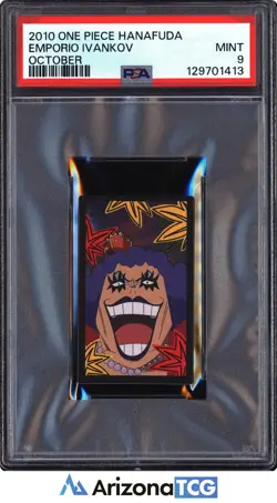 One Piece 2010 October Emporio Ivankov One Piece Hanafuda PSA 9 - Image 1