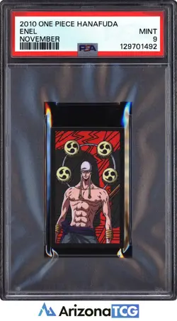 One Piece 2010 Enel November One Piece Hanafuda PSA 9 - Image 1