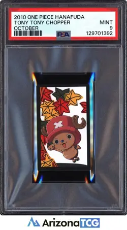 One Piece 2010 Tony Tony Chopper October One Piece Hanafuda PSA 9 - Image 1
