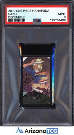 One Piece 2010 Sanji December One Piece Hanafuda MINT PSA 9 - Image 1