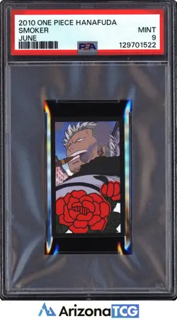 One Piece 2010 Smoker June One Piece Hanafuda PSA 9 - Image 1