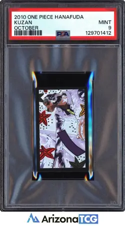 One Piece 2010 Kuzan October One Piece Hanafuda PSA 9 - Image 1