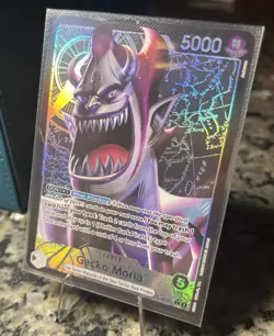 One Piece Card Game Gecko Moria Alternate Art OP06-080 Leader Rare NM English - Image 3