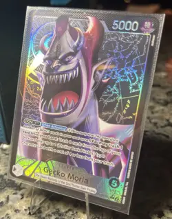 One Piece Card Game Gecko Moria Alternate Art OP06-080 Leader Rare NM English - Image 4