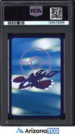 Pokemon 2003 Seadra 6 Of Diamonds Pokemon Sapphire Playing Card Japanese PSA 8 - Image 2